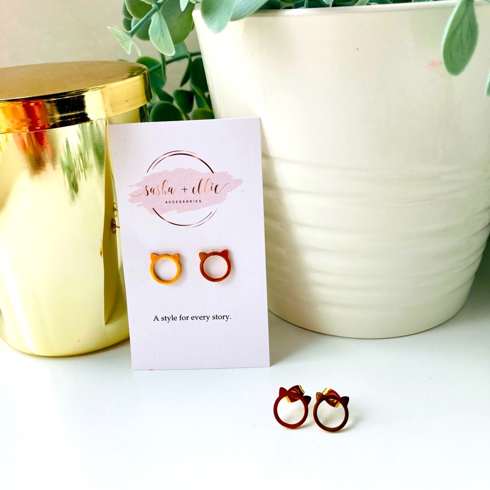 Cat Earrings - Pet